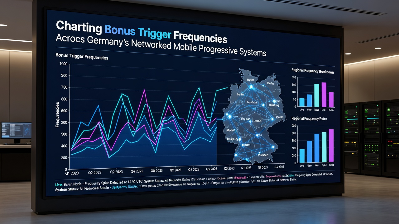 Datenvisualisierung von Bonus-Auslösern in progressiven Netzwerken