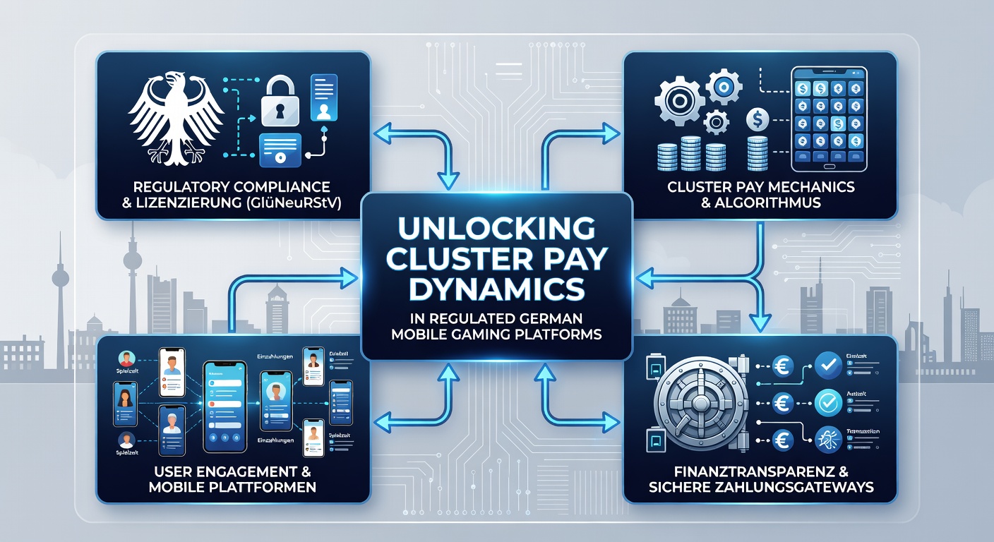 Mobile Cluster-Pay-Visualisierung mit Symbolgruppen auf einem Smartphone-Display